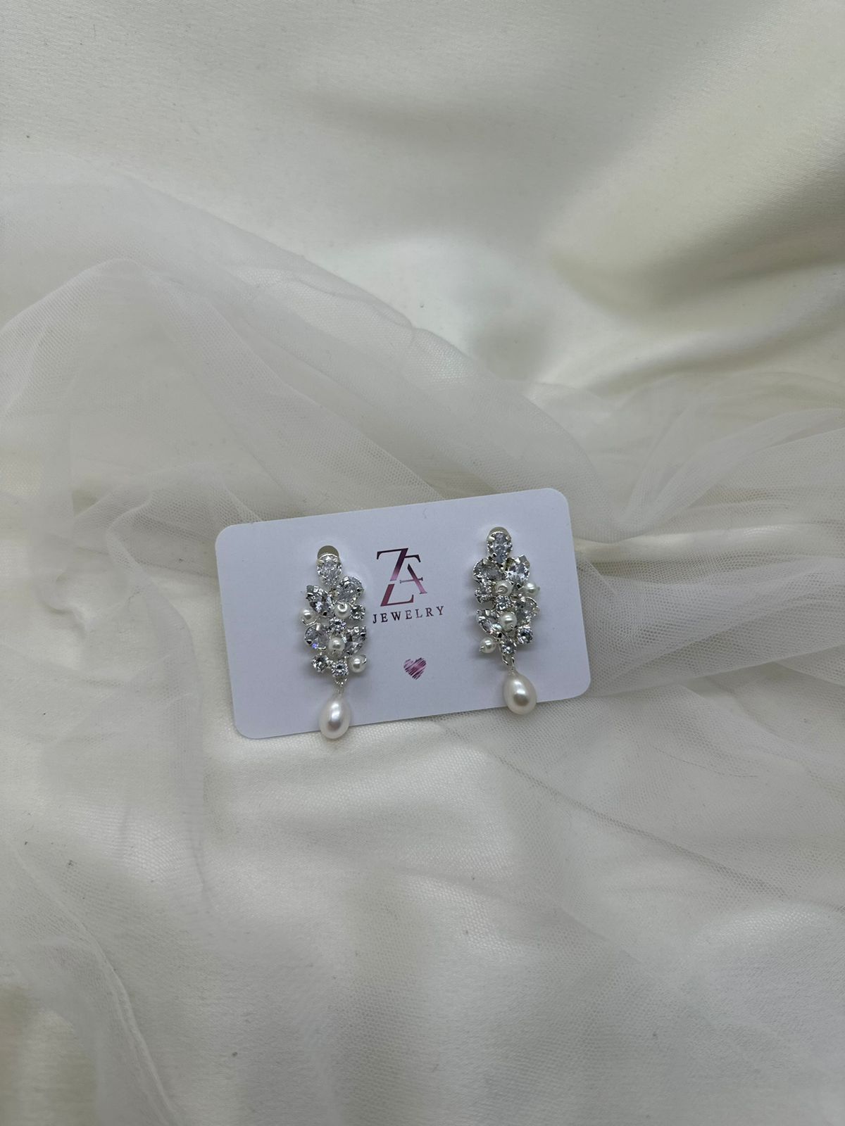 Dangling statement earrings