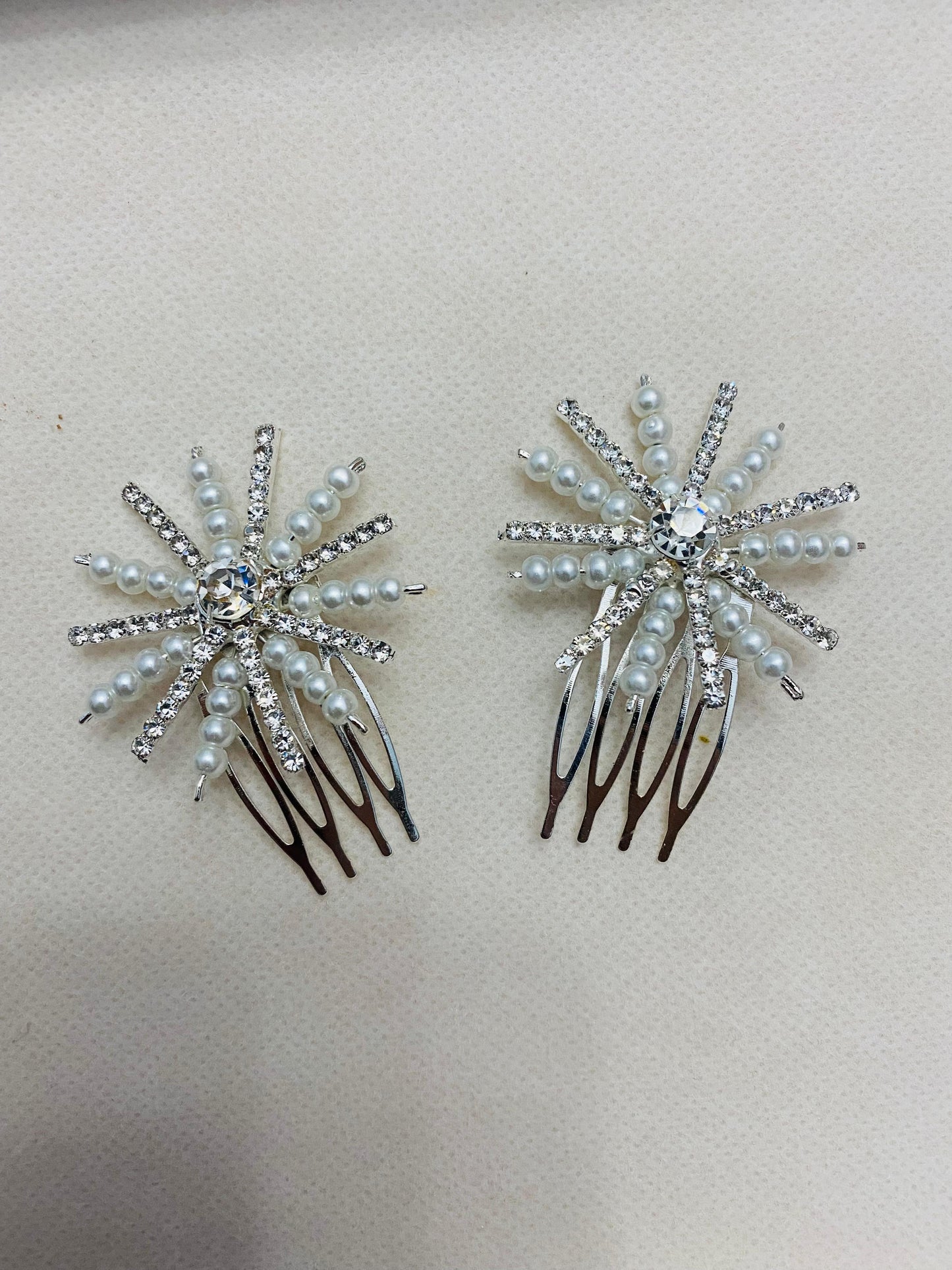 Pearly stars pins.