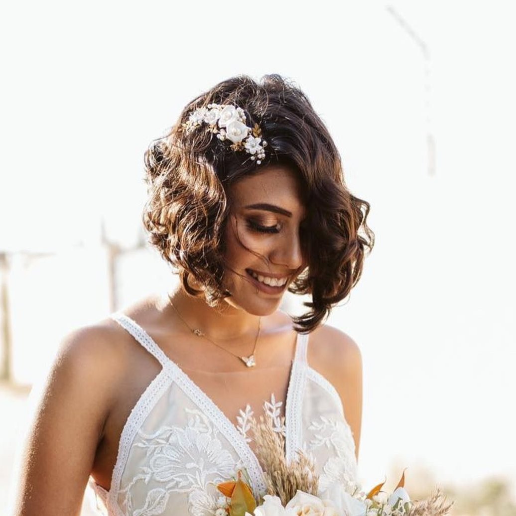 Floral &Leaves comb