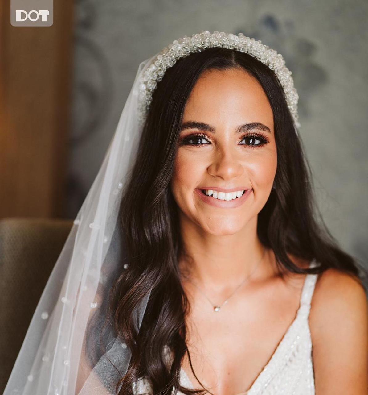 Transparent crystals Headband