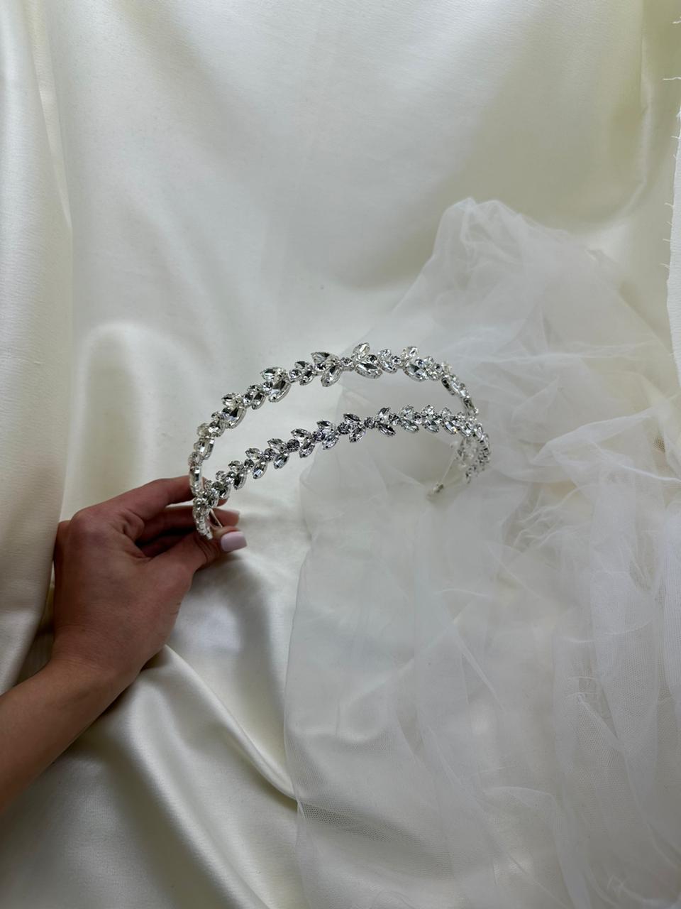 Double crystals Headband.
