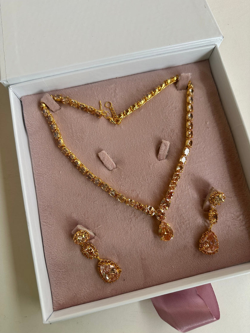 Champagne Jewelry Set
