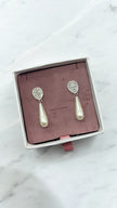 Oval Pearly Earrings