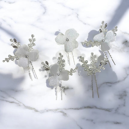 Floral white set