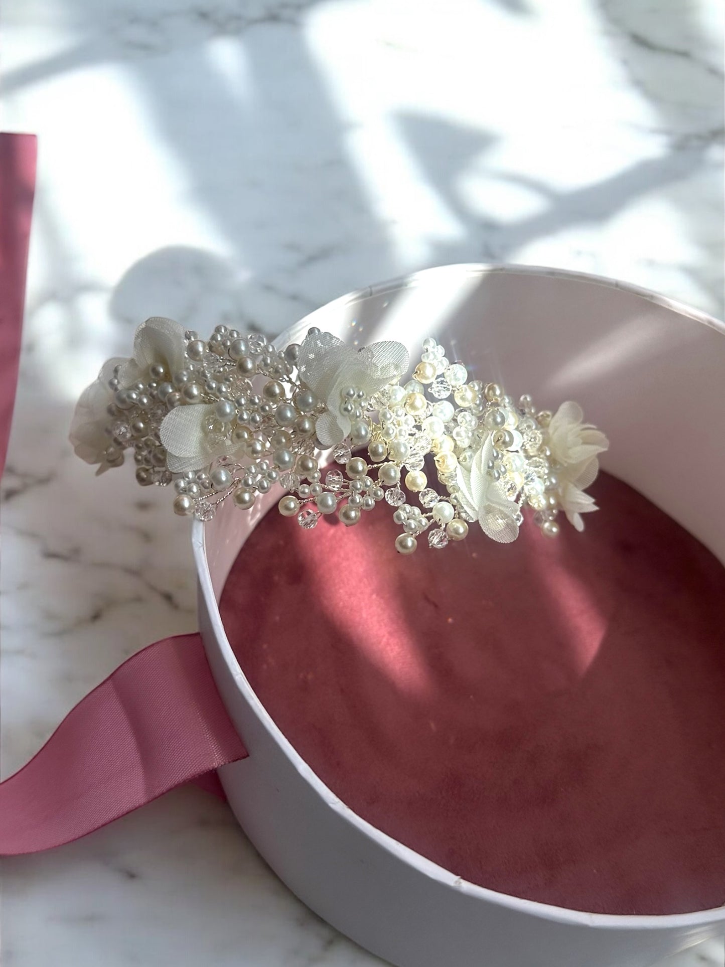 Fabric pearly Headband