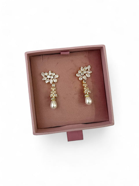 Pearl Blossom Earrings