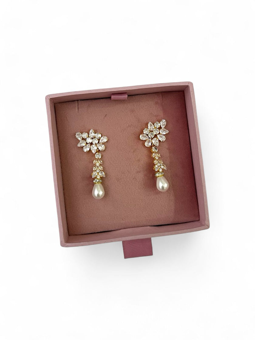 Pearl Blossom Earrings
