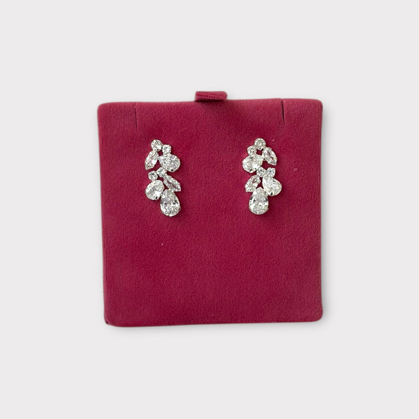 Dangling Zircon Earrings