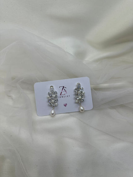 Dangling statement earrings