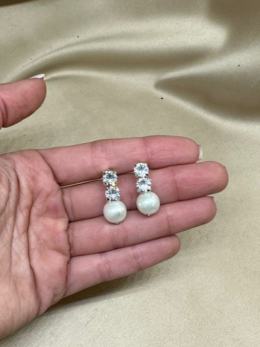 Double gems earrings