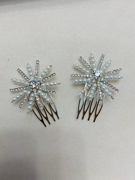 Pearly stars pins.