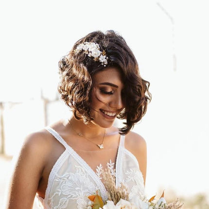 Floral &Leaves comb