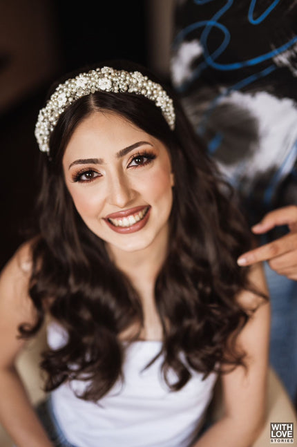 Pearly elevated Headband