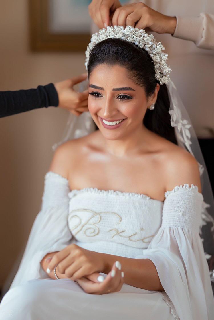 Floral Pearly Tiara