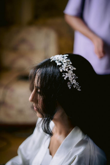 Simple floral pearly Headband