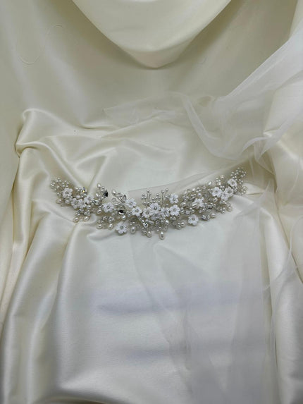 Simple floral pearly Headband