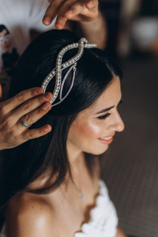 Infinity Pearly Headband