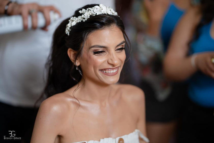 Floral to the back Headband