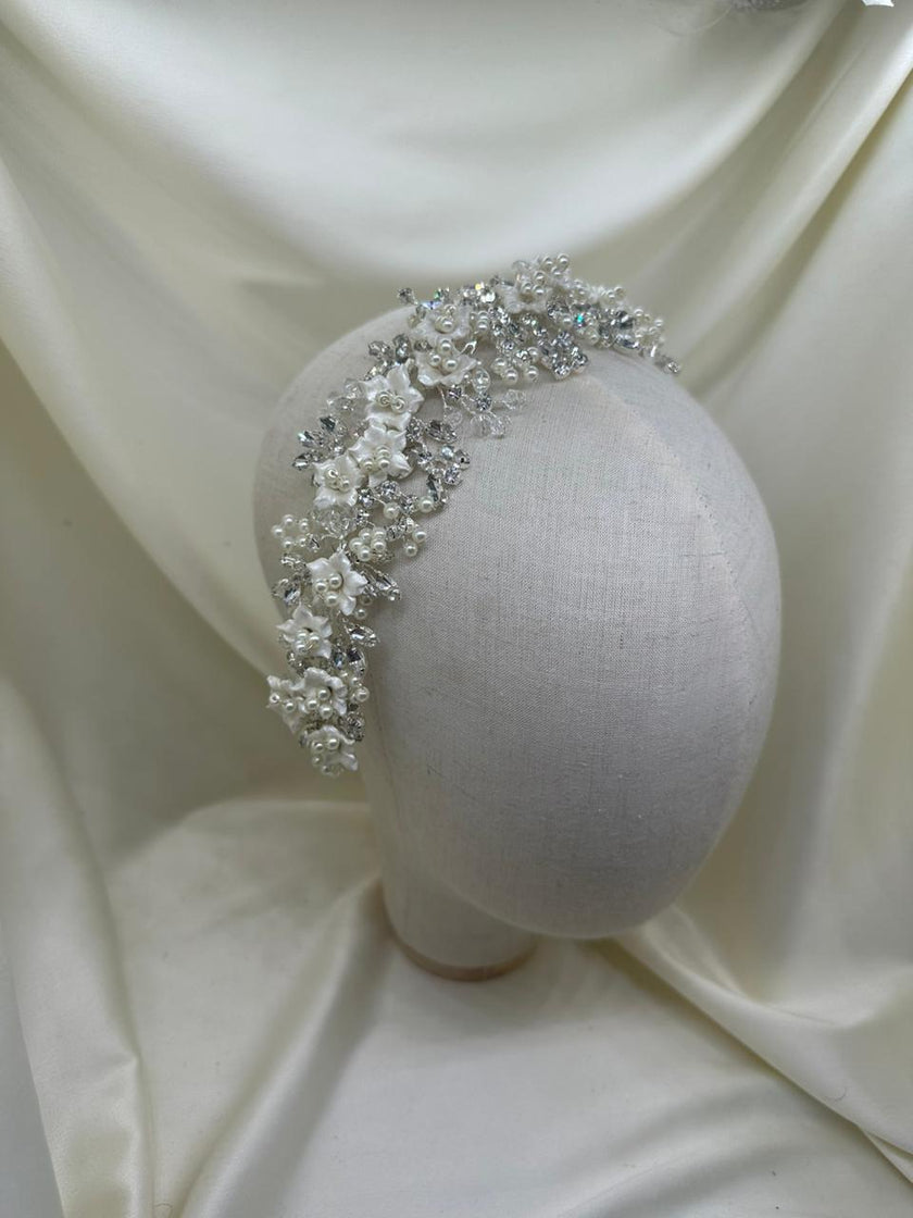 Floral Crystals Headband