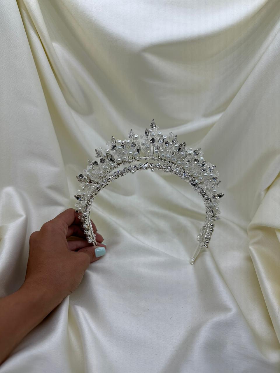 Pointed double Tiara