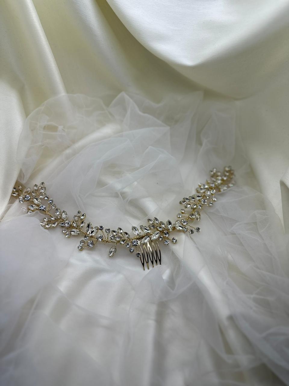 Crystals back Comb