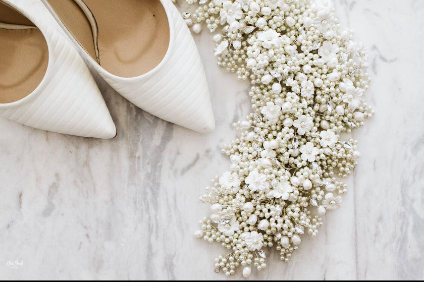 Statement Wide Pearly Headband