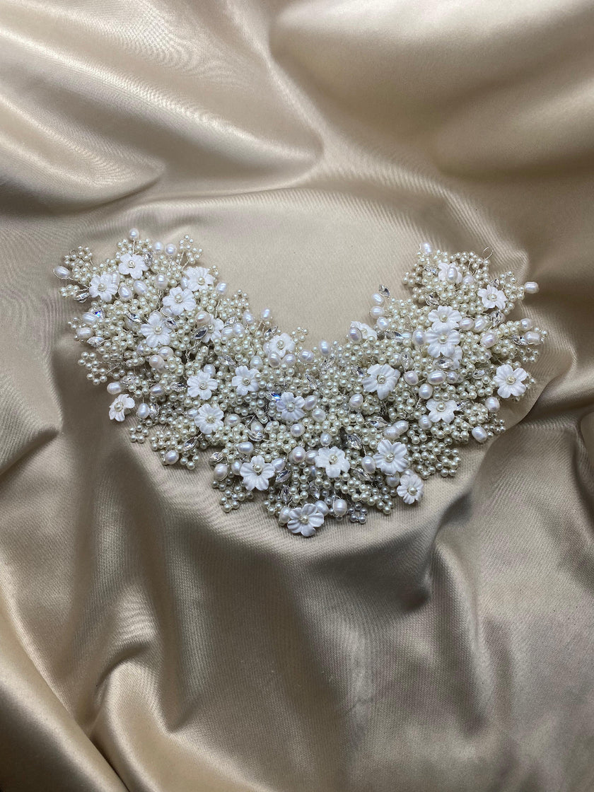 Statement Wide Pearly Headband