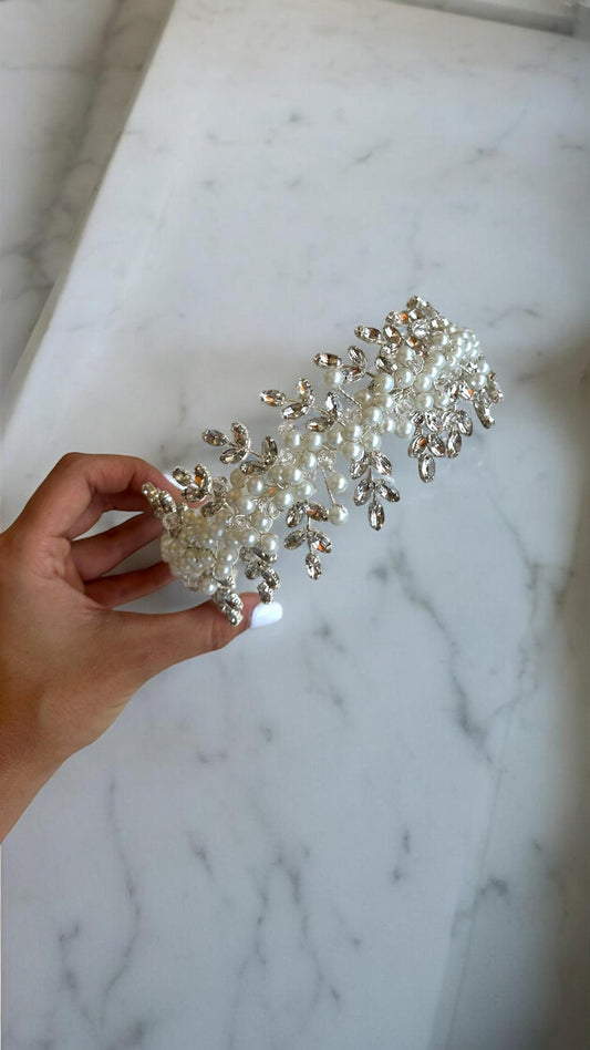 Crystals Pearly Headband