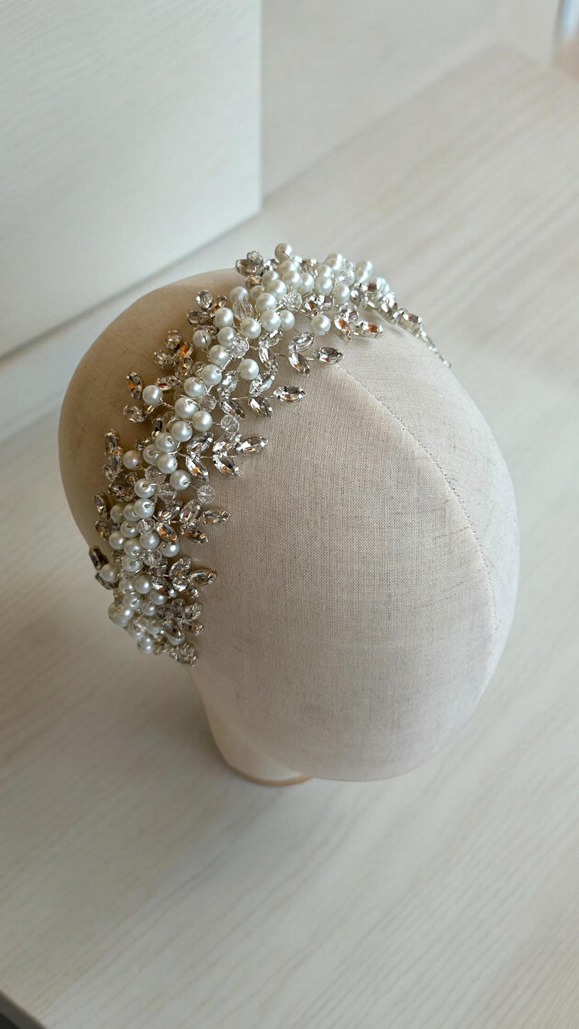 Crystals Pearly Headband