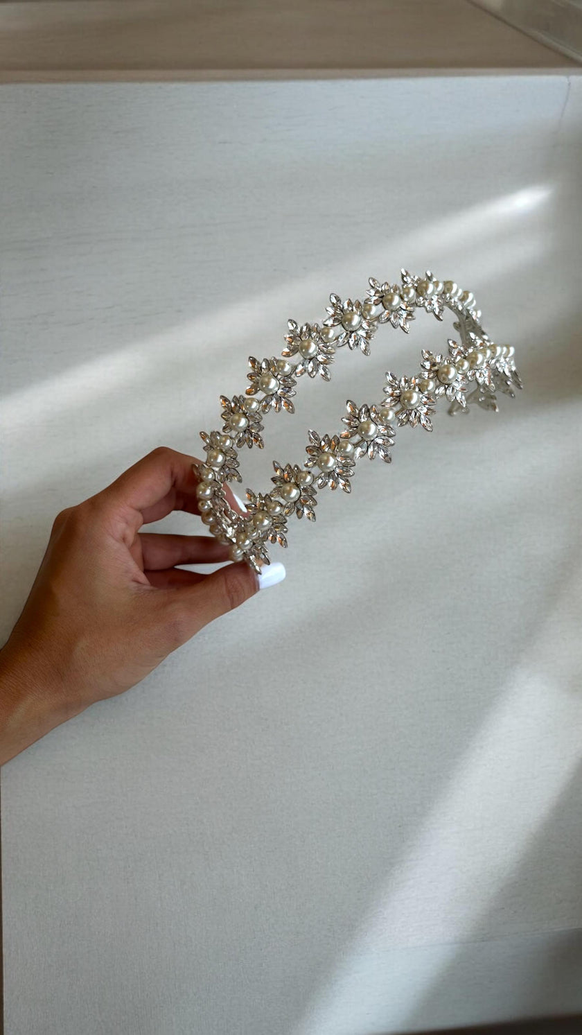 Double Crystals Headband