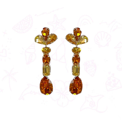 Orange Earrings