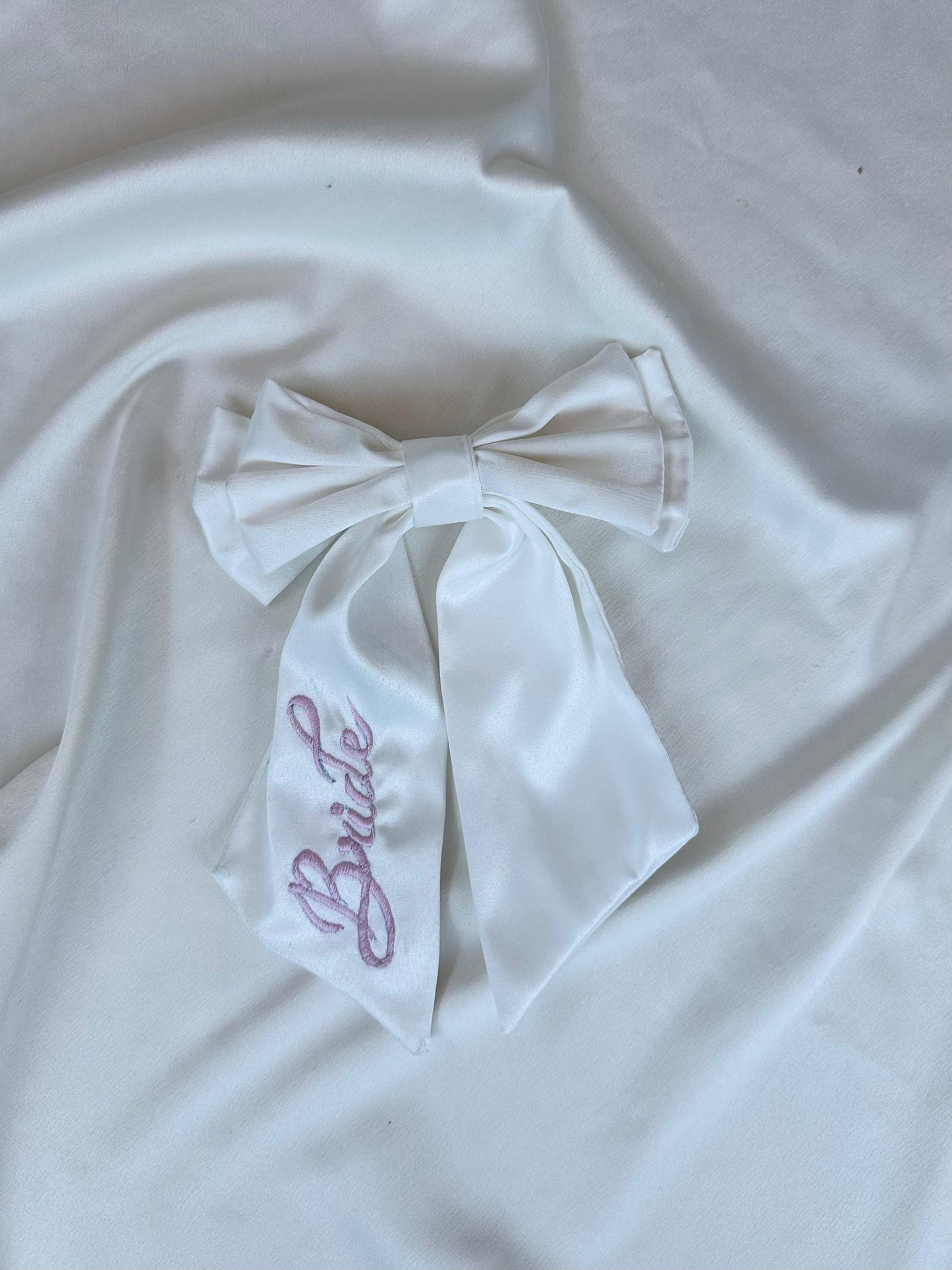 Bride Satin Bow