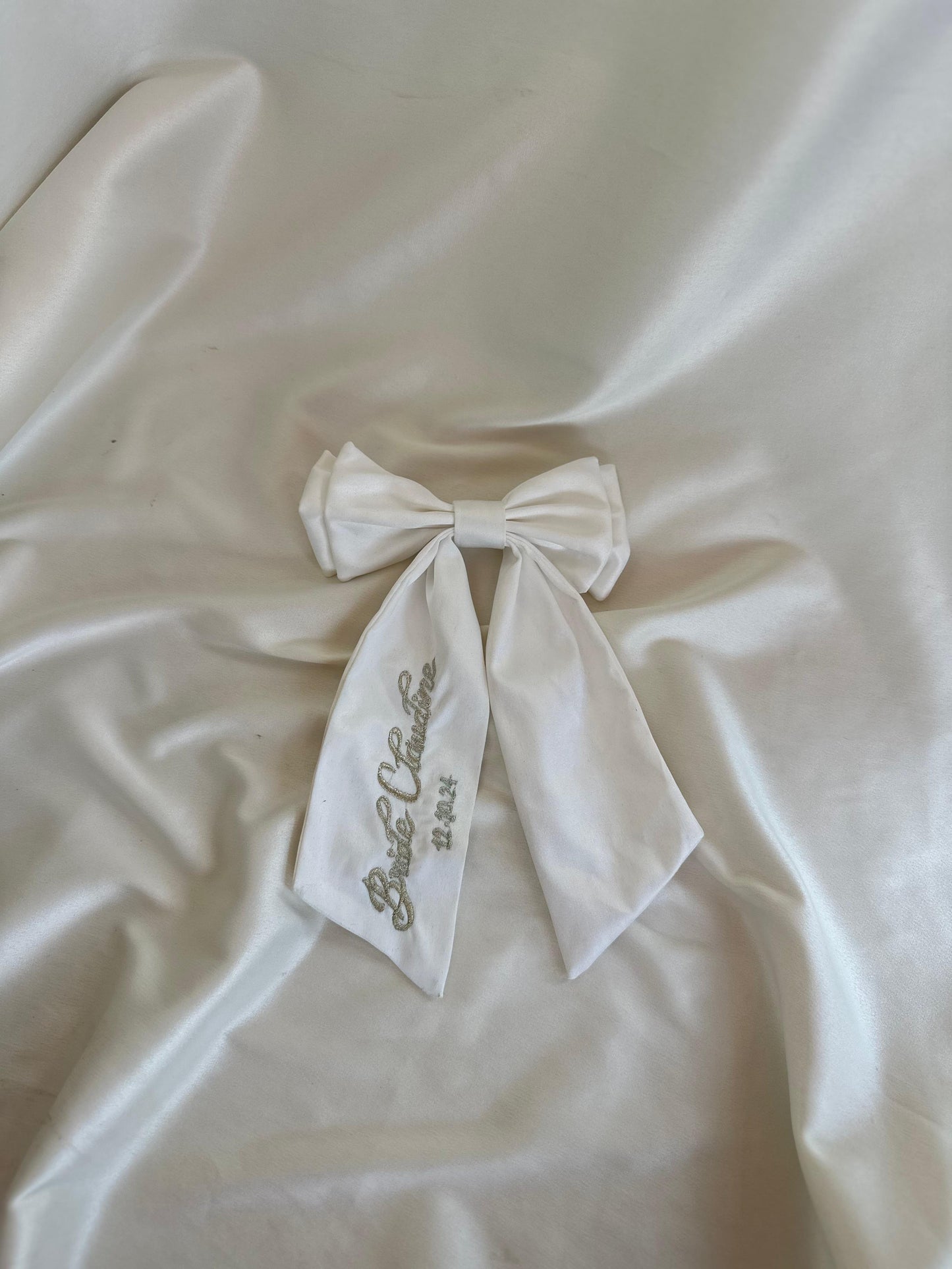 Customized Bridal name bow