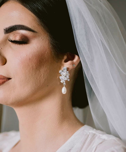 Dangling statement earrings